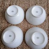 Fire porcelain bowl Aluminite Frugier