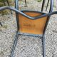 Six Mullca 510 school chairs with tapered legs