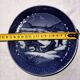 Royal Copenhagen porcelain Christmas plate 1986