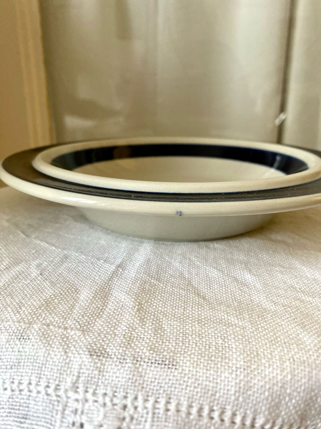 Vintage scandinavian hollow plates arabia finland - anemone model