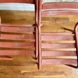Pair of Tolix style  chairs - 1950