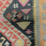Turkish kilim 453x130 cm wool