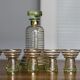 Carafe and its 6 gatsby style glasses