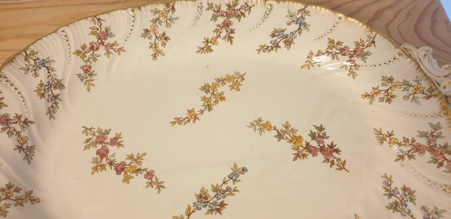 2 Louis XV Dishes from Sarreguemines