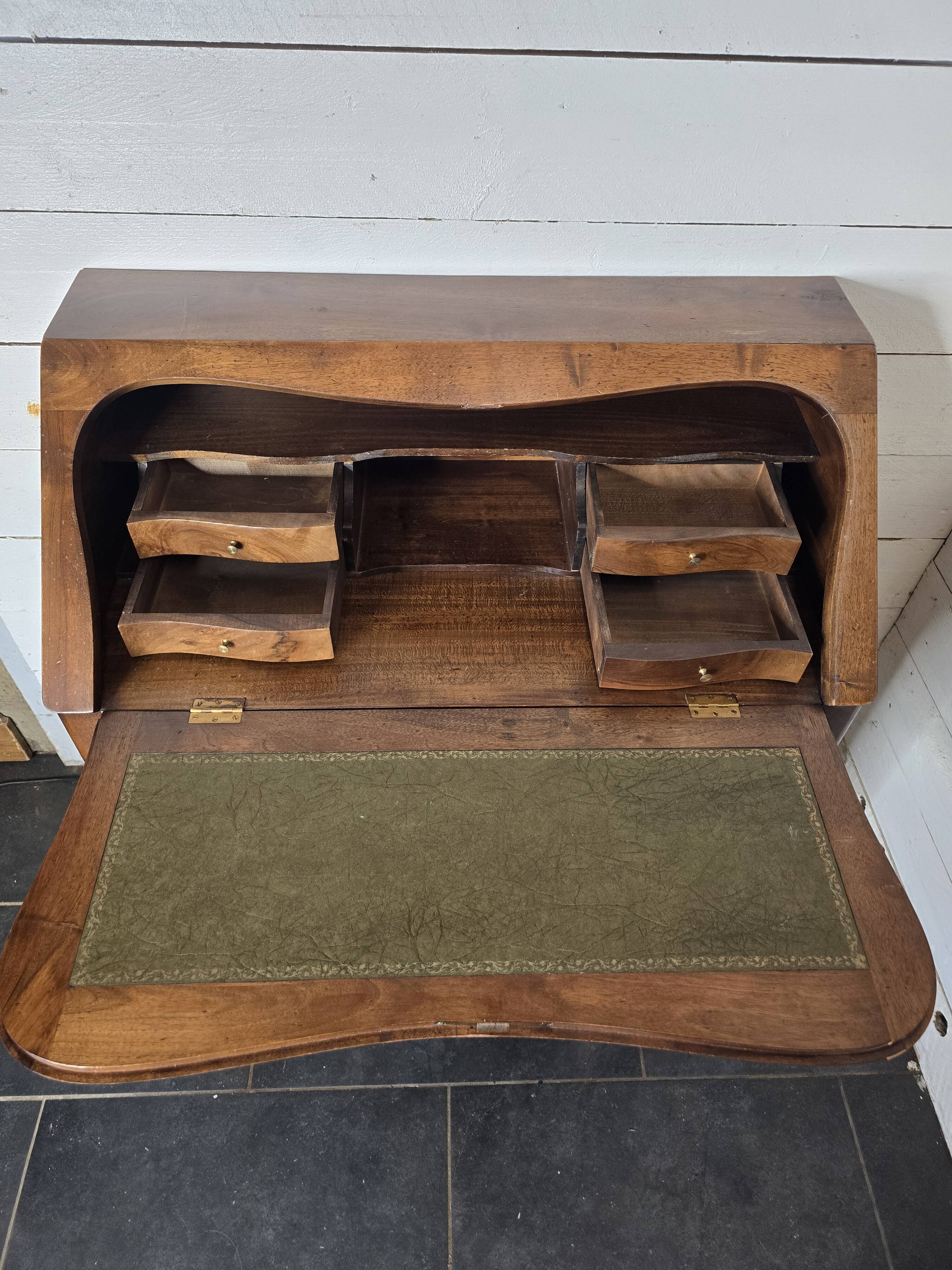 Walnut donkey desk