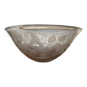 Coupe ancienne ou saladier - cristal