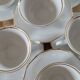 6 cups and saucers in Bavaria porcelain.