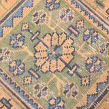 Long hallway turkish runner rug 341x81cm