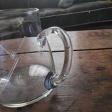 Pichet en verre gravé – Style Art Déco – France, années 30