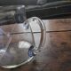 Pichet en verre gravé – Style Art Déco – France, années 30
