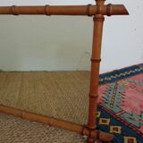 Vintage bamboo mirror 57x78cm