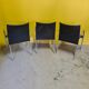 3 italian tonon design armchairs or office chairs, from the 1990s
