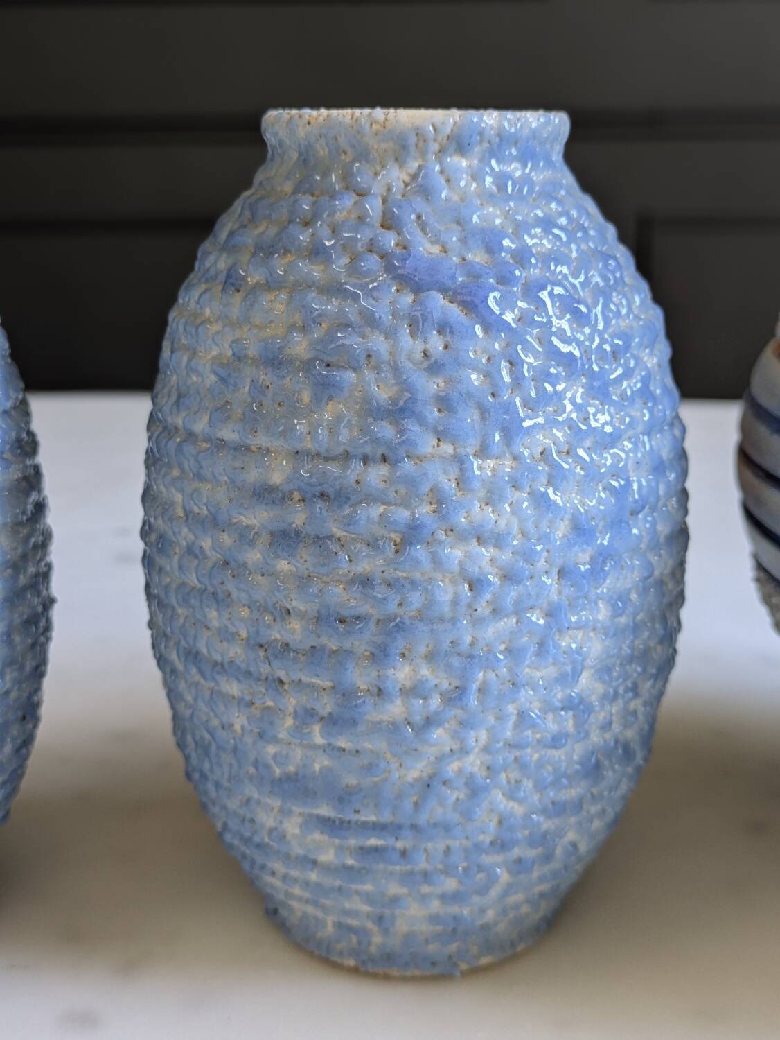 Art Deco vase trio ODYV