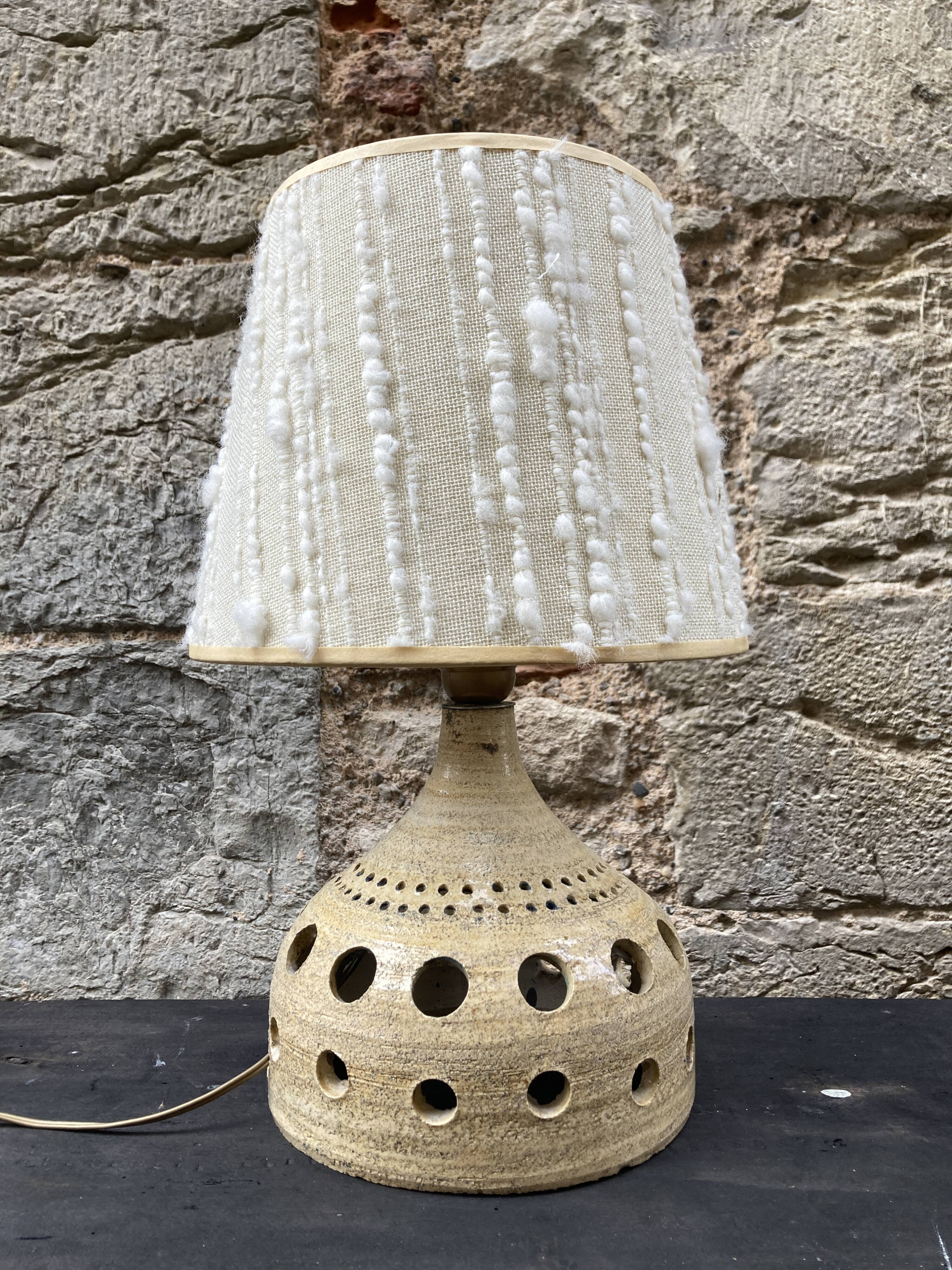 Handmade ceramic lamp