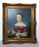 Elegant 19th-Century Portrait of a Lady – Oil on Canvas, Gilded Frame