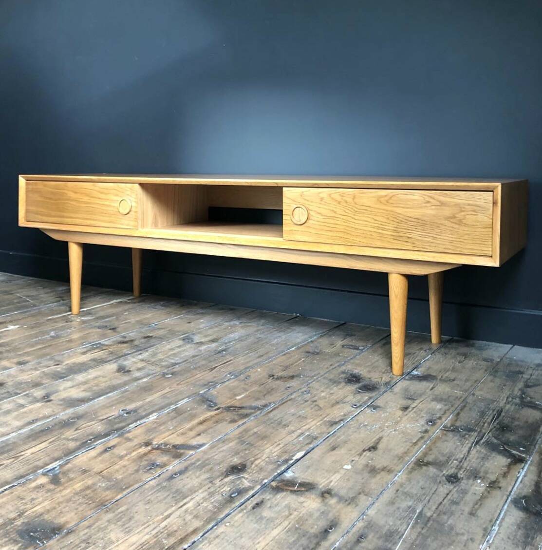 Large TV bench with 2 sliding doors Quilda LA REDOUTE INTERIEURS, television unit