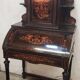 Bureau bonheur du jour Napoléon III en bois noirci
