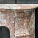 Louis XV Pompadour style fireplace in red Rance marble circa 1880