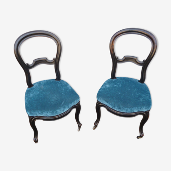 Pair of Napoleon 3 chairs