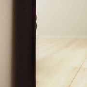 Mirror in mahogany frame, Italian design, 1970s, production: Italy