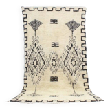 Handmade wool Berber rug 292 X 147 CM