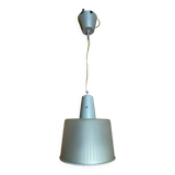 Antique grey metal pendant light with vintage dimmer