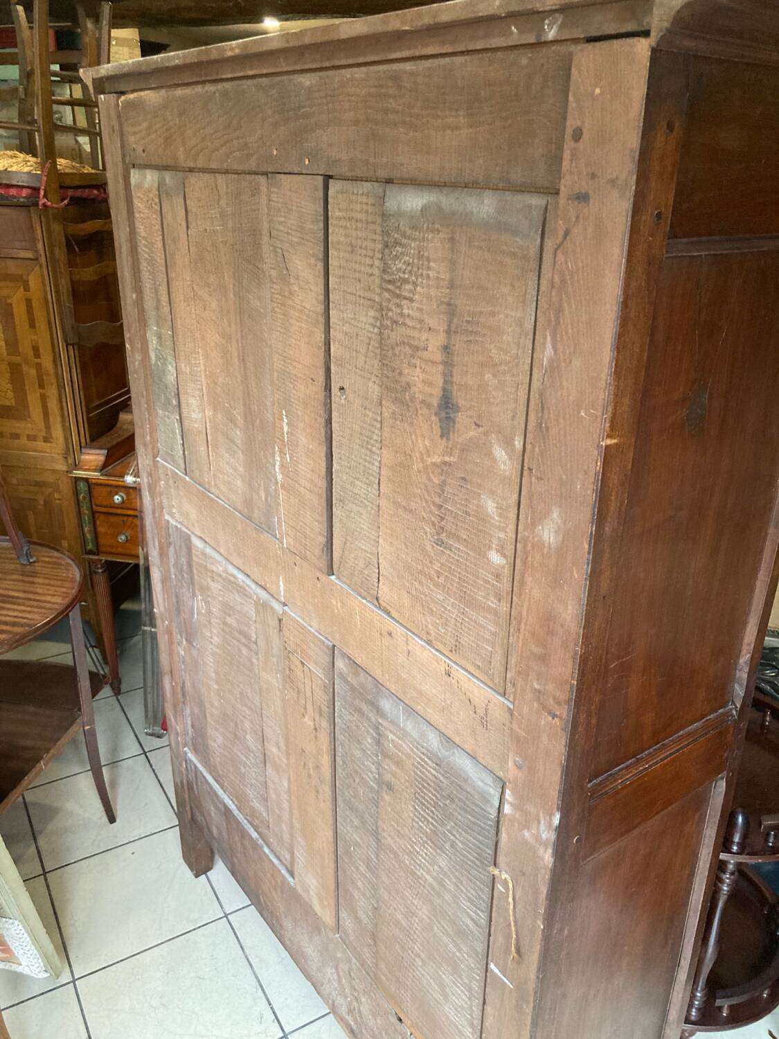 Two-door wardrobe
