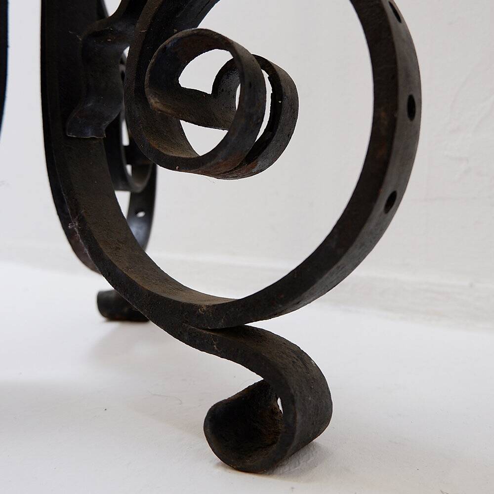 Grand Italian chandelier in wrought iron - 19th century