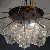 Glass ceiling light by J. T. Kalmar for Kalmar, 1960s