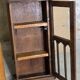 Vitrine en bois et verre biseauté 1920