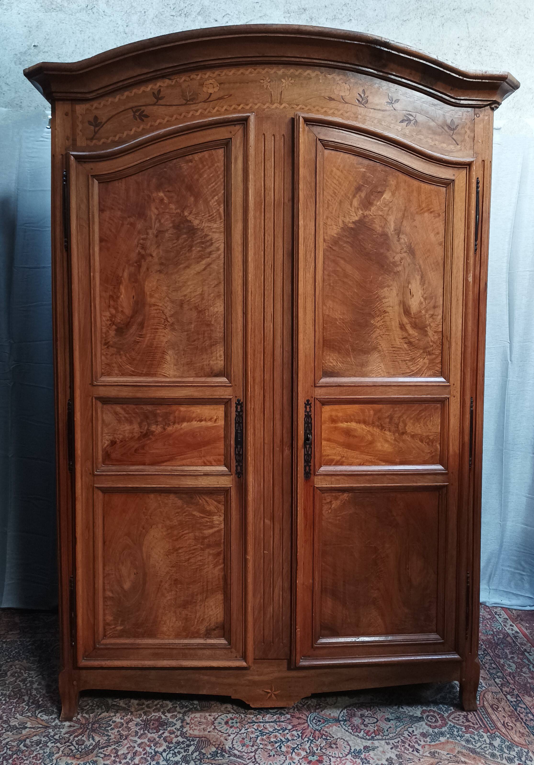 Louis XV walnut wardrobe