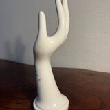 Elegant porcelain soliflore / ring holder handmade – floral decoration a