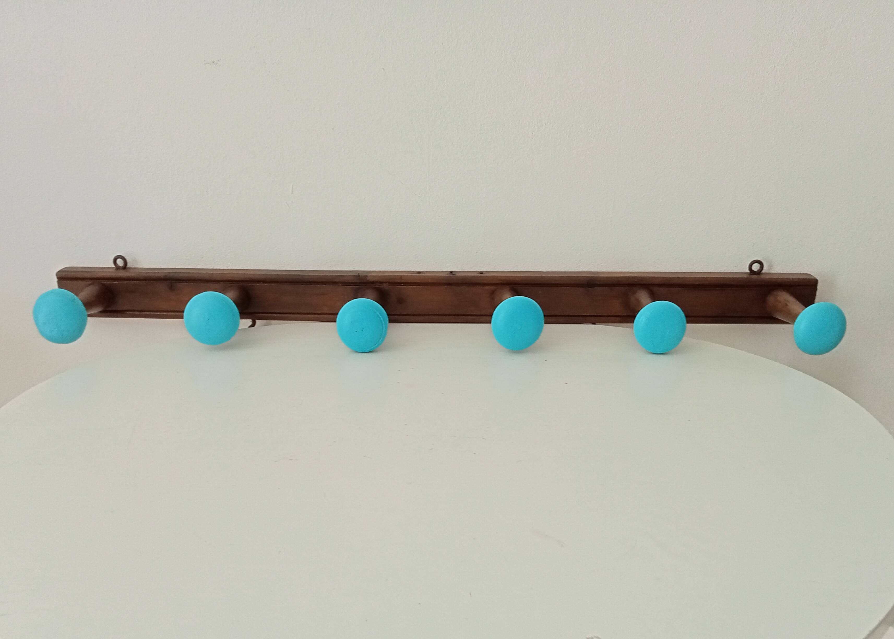Old wall coat rack from the 40s