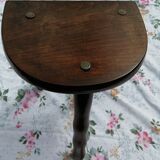 Small half moon tabouret