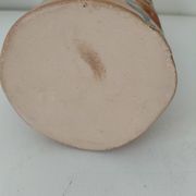 Stoneware vase signed LM, organic style, 70s/90s