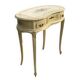 Small vintage Louis XV style Italian flowered dressing table.