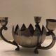 Silver metal centerpiece