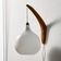 MK10987 Teak and glass wall lamp by Uno & Östen Kristiansson for Luxus