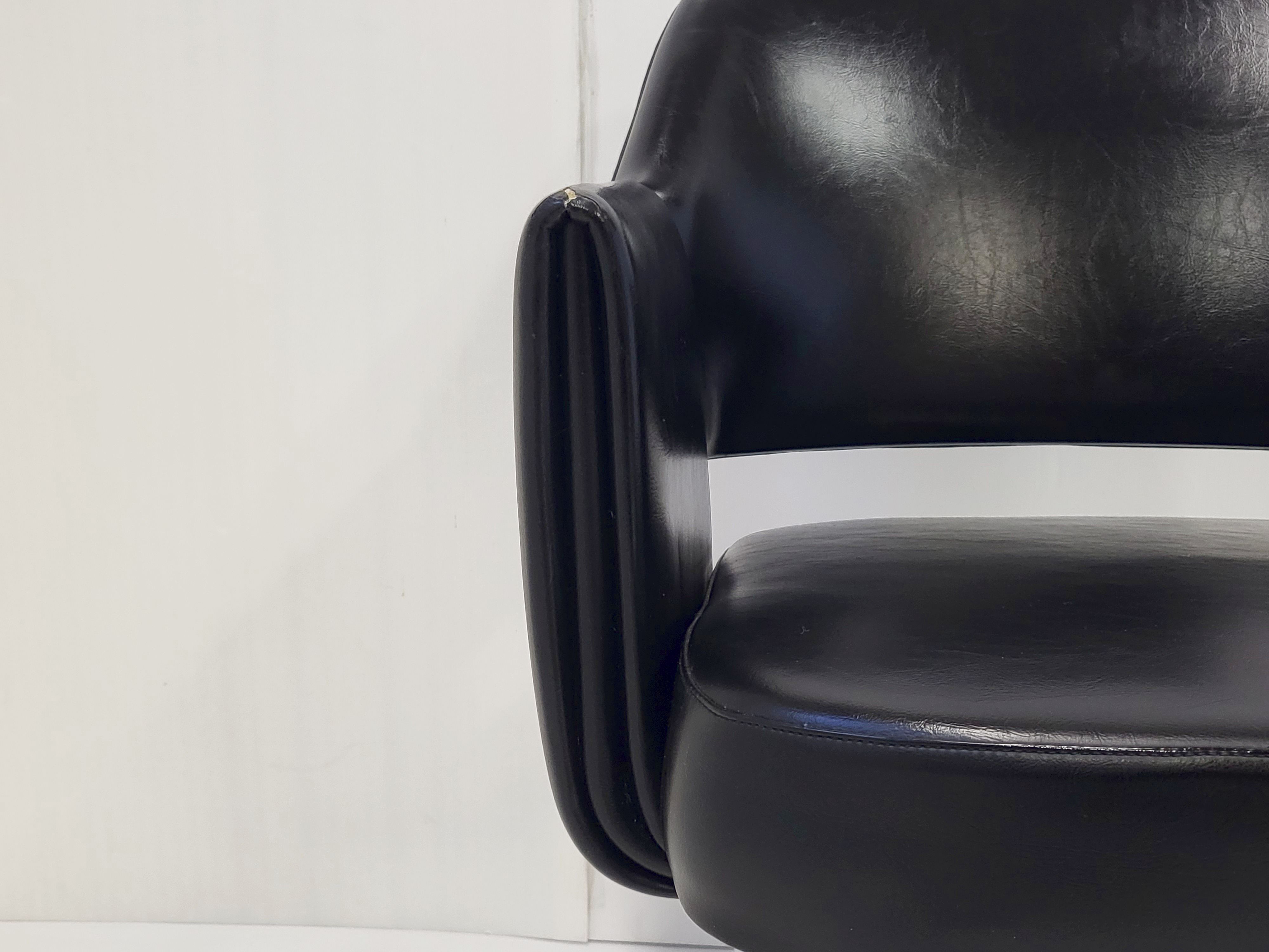 Armchair Deauville Marc Simon Airborne vintage 1960