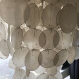 Mother-of-pearl grapevine chandelier, 1970