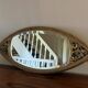 Antique gilded wooden mirror, shuttle shape - Maison Dannwolf, Strasbourg - F