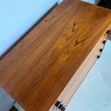 Convenient storage unit in Scandinavian teak from the 60s