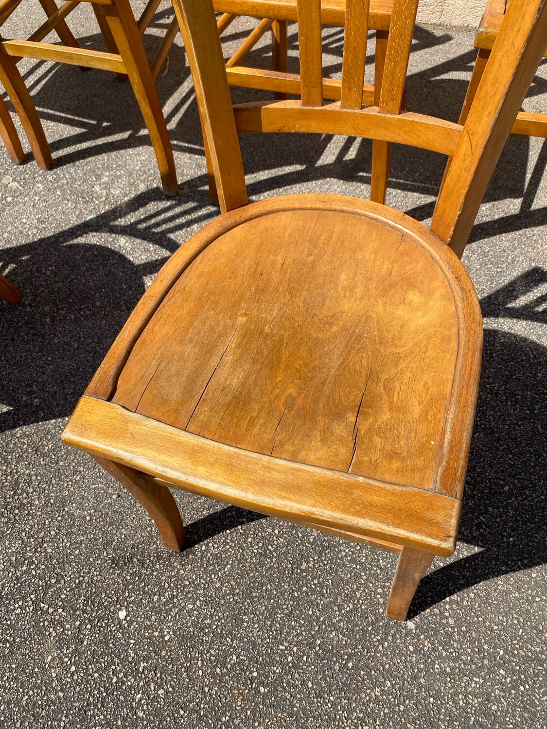 Set of 6 bistro chairs