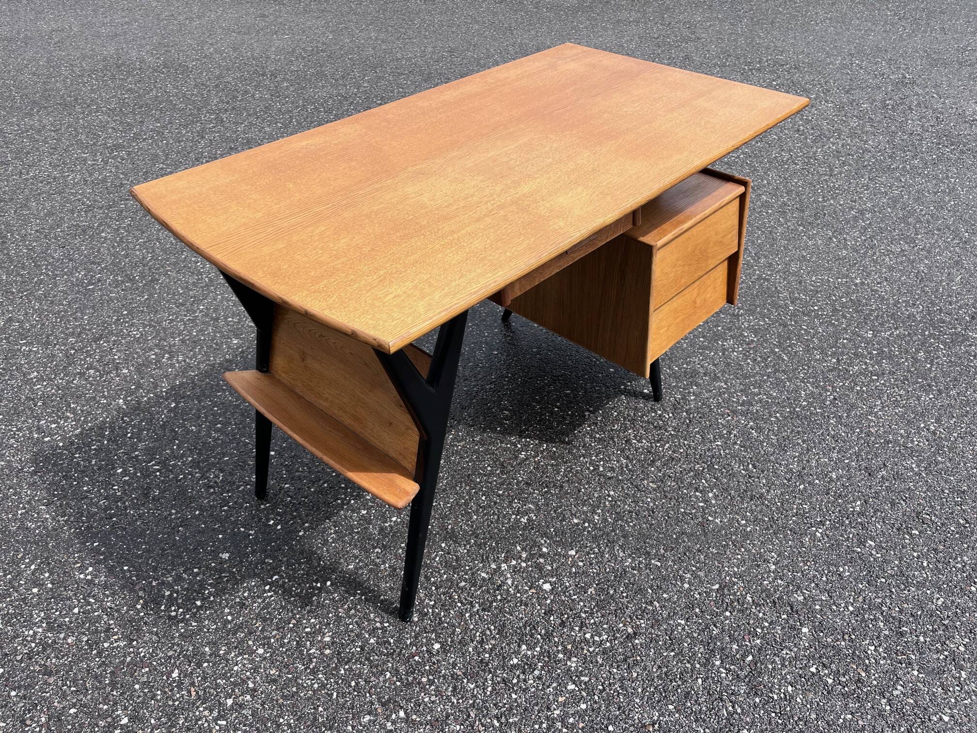 Louis Paolozzi desk Edition René Godfrid