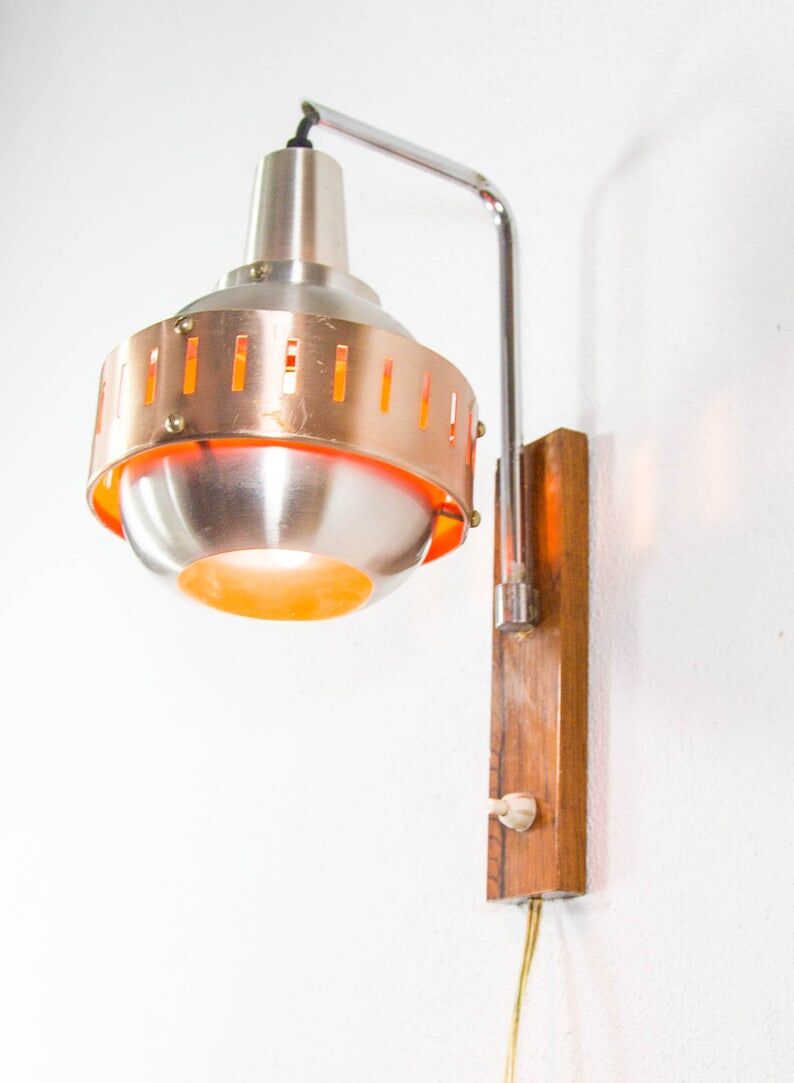 Fog &Mørup wall lamp in 60s aluminum