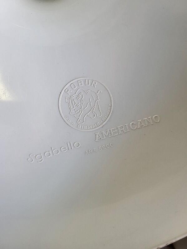 Pair of sgabello stools americano rises in bedside table
