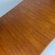 Danish teak round dining table extendable vintage design