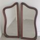 Bevelled mirror diptyque