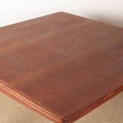 Table de repas Danoise carrée et extensible, teck, modèle 592, Arne Vodder.
