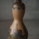 Terracotta table lamp, Art Nouveau, L. Hjorth, Bornholm, Denmark, 1930s